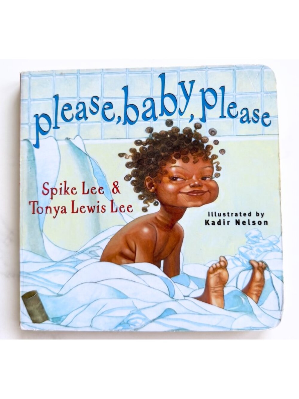 BOARD BOOK Please, Baby, Please by Spike Lee and Tonya Lewis Lee EUC